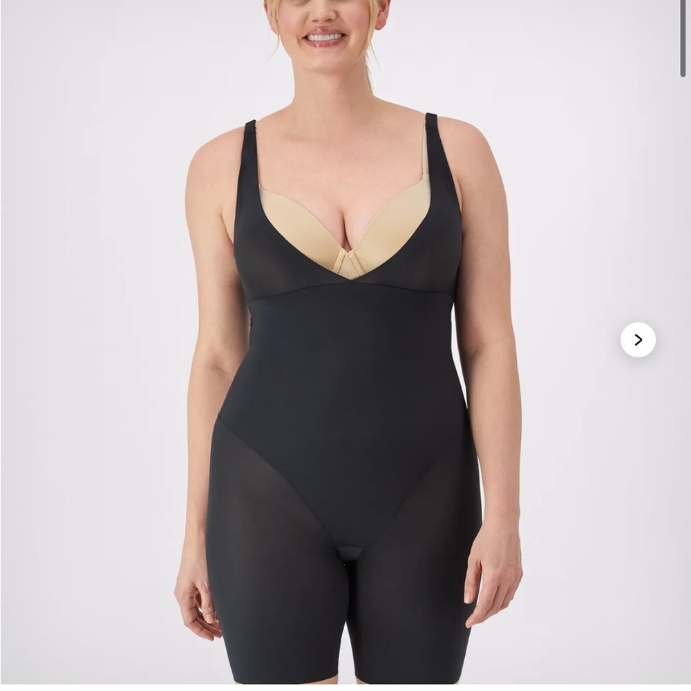 Maidenform Black WYOB Shapewear Singlet 2556 Sz XL
